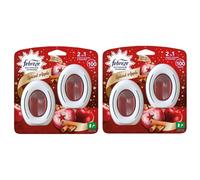 4 x 7.5ml Febreze Bathroom Air Freshener - Spiced Apple