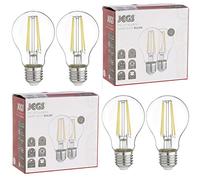 4 X 7W LED Equiv 60W Filament Light Bulbs 2700K Warm White 240V ES/E27 800 Lumen