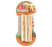 - 4 x 8-in-1 Dog Snacks 3 + 1 Free! * - Triple Flavour Wings Chew Sticks 6 Sticks (4 x 113g)