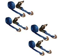 4 x 8 Metre x 25mm Heavy Duty ratchet Strap Tie Down Lashing Straps 0.4 Ton