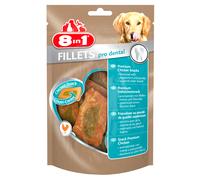4 x 80g 8in1 Pro Dental Dog Snacks - 3 + 1 Free! * - Fillets Pro Dental - Small (4 x 80g)
