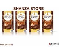 4 x 90g Ferrero Rocher Original Milk Chocolate Bars Hazelnut