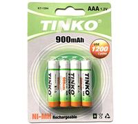 4 x AAA 900mAh 1.2v RECHARGEABLE NI-MH BATTERIES FOR CORDLESS PHONE/SOLAR LIGHTS