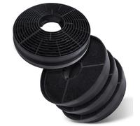 4 x activated carbon filter filter suitable like Respecta MIZ0058 for cooker ...