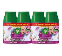 4 x Air Wick Freshmatic Automatic Spray Refill 250ml - Cosy Cottage (Frosted Roses & Mistletoe)