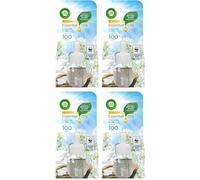 4 X Air Wick Plug in Oil Refills - Crisp Linen & Lilac