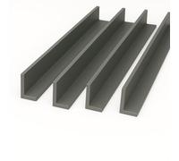 4 x Anthracite Grey 1 Metre UPVC Plastic Rigid Angle 70 x 30mm Corner Cover Trim 90 Degree