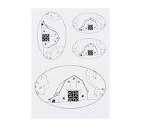 4 x 'Barn on a Farm' Temporary Tattoos - Water Resistant, Skin-Safe, Non-Toxic Transfers, Mixed Sizes (TO00075568)