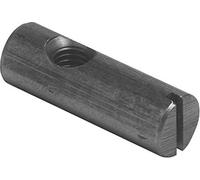 4 x Barrel Bolt Nuts M6 x 14mm Slotted off centre Cross Dowel , cots, beds