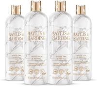 4 x Baylis & Harding and elements white tea and neroli shower gel, 500ml