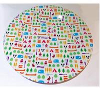 4 X BERROW HILL Melamine 8" PLATE