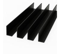 Black 1 Metre UPVC Plastic Rigid Angles 70 x 30mm Corner Cover Trim 90 Degree (4)