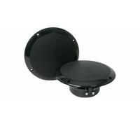 4 x Black 6.5" 100W 8 Ohm Dual Cone Moisture Resistant Ceiling Speakers Bathroom