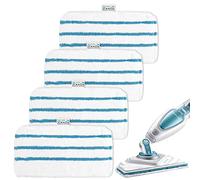 4 x Black and Decker Steam Mop FSMP20 Washable Microfibre Cloths for Black & Decker Steam Mop FSMP20, FSMH1321JMD, FSM1500, FSM1600, FSM1610, FSM1620, FSM1621, FSM1630, FSMH162