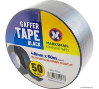 4 X Black Gaffer Tape Duct Gaffer 48M X 50M