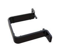4 X Black Square 65mm Flush Downpipe Brackets, Freeflow Low Profile