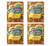 4 x BlueDregon Stir Fry Cooking Sauce 120g Multipack | Asian Cooking Sauces for Noodles, Rice & Vegetables (Satay)