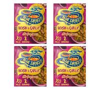 4 x BlueDregon Stir Fry Cooking Sauce 120g Multipack | Asian Cooking Sauces for Noodles, Rice & Vegetables (Hoisin & Garlic)