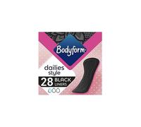 4 x Bodyform Black Normal Panty Liners 28 per pack