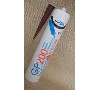4 x Bond It Brown GP200 Contractors Grade LMA Silicone Sealant High Modulus Kitchen Bathroom