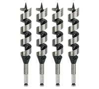 4 x Bosch 2608597639 Auger Bits with Hex Shaft 32mm x 160mm x 235mm