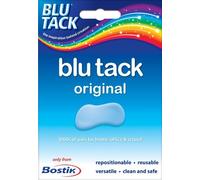 4 x Bostik Blu-tack Original Mastic Putty Adhesive Non-toxic Blue 60 g Ref 801103 by Bostik