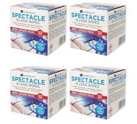 4 x Boxes of 52 Healthpoint Pre-Moistened Optical Wipes (208 Total) - Anti-Static, Anti-Streak, Individually Wrapped - For Glasses, Cameras, Screens & More - Lens Wipes Bundle by Kevagh