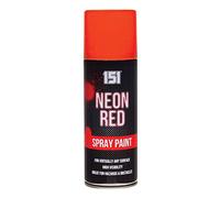 4 x Bright Red Fluorescent Neon Spray Paint 151 DIY 200ml Auto Car Hi Vis Safety