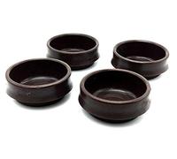 4 x Brown Strong Plastic 50mm Castor Cups Floor Protectors by Swish.