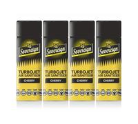 4 x Bundle New Scents Sovereign Car Home Office Gym Turbojet Air Sanitiser Freshener Spray (Cherry)