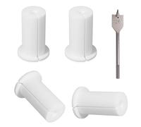 4 x Cable Management Set for Starlink, Wall Feed-Through Cable for Starlink Cable Router and Ethernet Adapter (White)