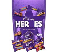 4 x Cadbery Heroes Chocolate Pouch 270g - Assorted Miniature Chocolates for Sharing - Christmas Treat, Party Bag Best for 2025.