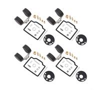 4 x Carb Rebuild Repair Kit & Float for Honda CB750K 1972 1976 Includes Jets, Gaskets, and Needles