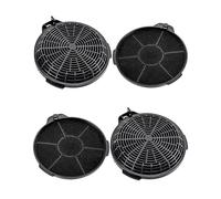 4 x Carbon Charcoal Filters, CARBFILT4 Round Vent Filter 132mm, Compatible with Cooke & Lewis Cooker Hood Models CHS60, CHB60, CLCGB90, CLCH60SS-C, CLCH90SS-C, CLGH60-C, CLGH90-C, CLMIRAG90-C