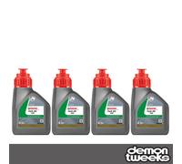 4 x Castrol Mineral 15W Fork Oil - 500ml (Suspension Fluid / Motorcycle)