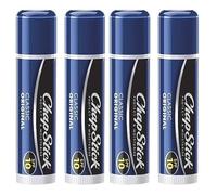 4 X ChapStick Classic Original Lip Balm, SPF 10, Long-Lasting Moisturisation - Exclusive AG Total Health Bundle