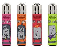 4 X CLIPPER LIGHTERS HEAVY METAL BAND