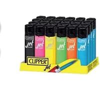 4 x Clipper Lighters Set, - METALLIC JET FLAME - MAXI SIZE JET FLAME WINDPROOF LIGHTER Gas Lighter Refillable SET OF Received 4 NEW, GREAT GIFT SET (JET FLAME - 4 X RANDOM COLOURS) BLACK POUCH CASE