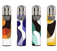 4 X CLIPPER LIGHTERS SILHOUETTES