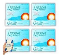 4 x Cold Sore Cream 5% Aciclovir - Fast Acting Coldsore Cream - for Mouth Ulcer & Cold Sore Treatment - TDY Bundle Including Care & Prevention Guide - (4 Packs x 2g Tubes)