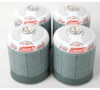 4 x Coleman 500g self sealing gas cartridge butane/propane mix