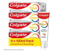 4 x Colgate Total Original Toothpaste Complete 24h Active Protection 100ml Tube