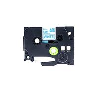 4 x Compatible Label Tape Replacement for Brother Label Tape AZe-223 9mm Laminated Adhesive Blue On White Cassette