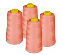 4 x Cones overlocking Thread 40S/2, 3000 Yards (103 Salmon Pink)