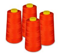 4 x Cones overlocking Thread 40S/2, 3000 Yards (114 red)