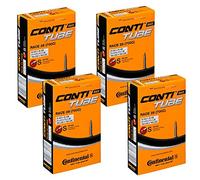 4 x Continental Bike Inner Tube Race 28 700 20 25 Presta 42mm cycle valve,Black