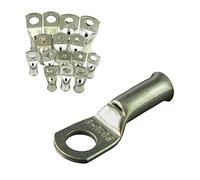 4 x Crimp or Solder Battery Lug Terminals for a 6mm² Cable with 4mm Bolt Hole
