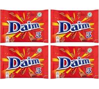 4 x Daim Chocolate Bar Multipack 84g Famous Swedish Chocolate Bar Ideal Present for Christmas, Birthday | Swedish Daim Bar with Roasted Almond