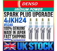 Spark Plugs Set 4x IKH24 Denso I46 5346 Genuine Top Quality Guaranteed New