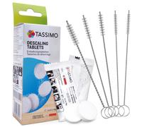 4 x descaling tablets such as Bosch 00311909 + 5 x cleaning brushes